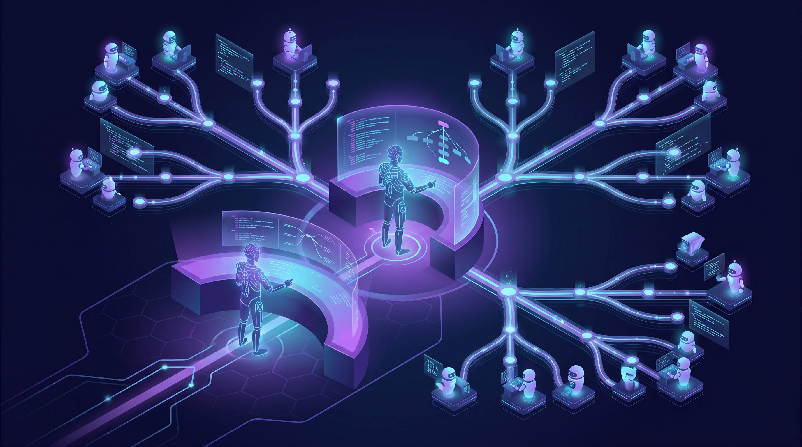 nimbalyst orchestration hero illustration